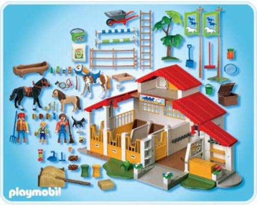 Écurie centre équestre Playmobil