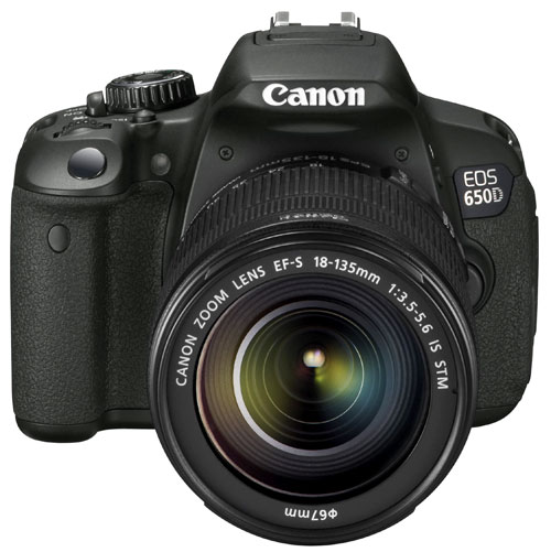 Canon Eos 650D Appareil Photo Numérique Reflex 18 Mpix Kit Objectif 18-135Mm Is Noir