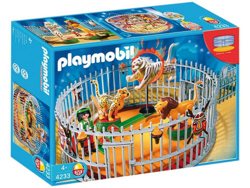 Playmobil 4233 Dresseur Avec Cage Aux Fauves