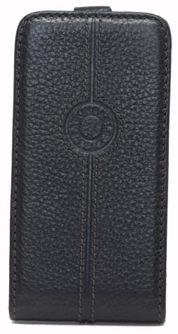 Façonnable Etui cuir Flap pour iPhone 4 & 4S - Noir