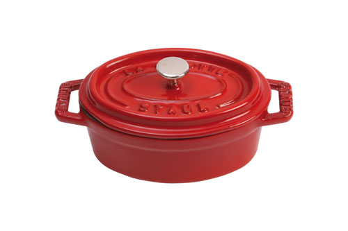 Staub - 1101106 - Mini Cocotte - Ovale - Cerise - 11 cm