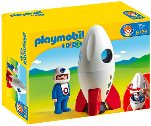Plmb Playmobil 6776 Fusée Et Spationaute