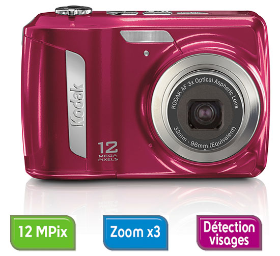Kodak EasyShare C143 Rouge Appareil photo compact Achat & prix fnac