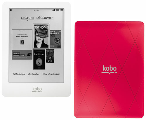 Liseuse numérique Kobo by Fnac - Kobo Glo Blanc/Rose