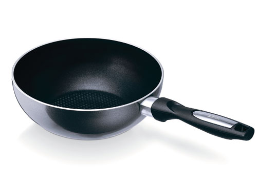 Beka - 13078204 - Pro Induc - Poêle Wok - Revêtement en Aluminium - Anthracite - 20 cm