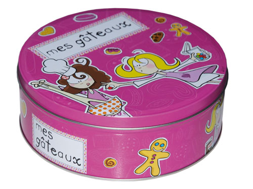 Incidence Boite Metal Les Dejantees Gateaux Ronde Achat Prix Fnac