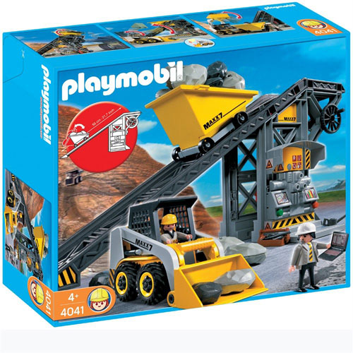 Playmobil 4041 Convoyeur avec pelleteuse - Playmobil - Achat & prix | fnac
