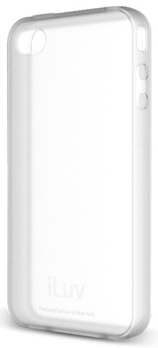 iLuv Coque Gelato Flexi Gel pour iPhone 4S - Blanche
