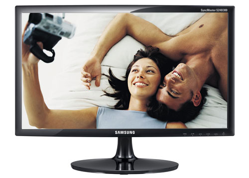 Samsung S24b300hl - Sb300 Series - écran Led - 23.6" - 1920 X 1080 Full Hd (1080p) - 250 Cd/m² - 1000:1 - 5 Ms - Hdmi, Vga - Noir, Ultra Brillant