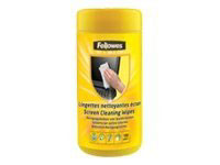 Pack 100 lingettes Fellowes pour écran