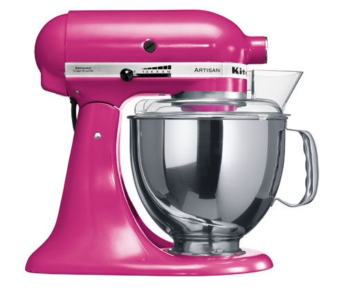 KITCHENAID Robot P&acirc;tissier &reg; Artisan 4,8 L 300 Watts Fushia 5KSM150PSECB 