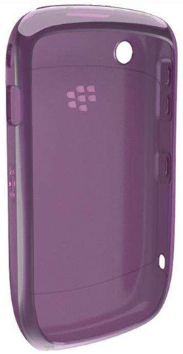 BlackBerry Coque TPU Soft Shell pour BlackBerry Curve 9300 & 8520 - Pourpre