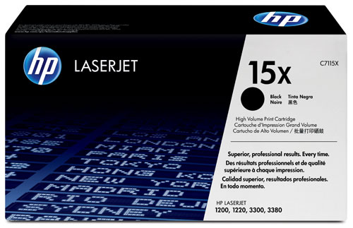 Toner HP LaserJet 15X (C7115X) - Noir