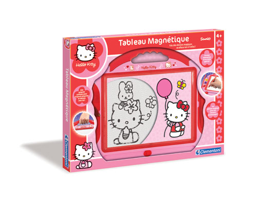Lexibook Ardoise Magique Hello Kitty – Écran 28 Cm – Stylet Et 6 Pochoirs – Ultra-mince