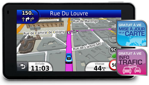 carte garmin nuvi 255w