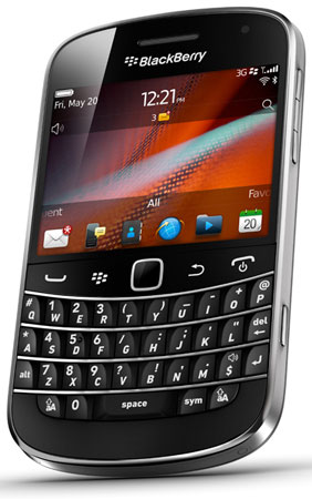 BlackBerry Bold 9900 - 3G smartphone BlackBerry - RAM 768 Mo / 8 Go - microSD slot - Écran LCD - 2.8\