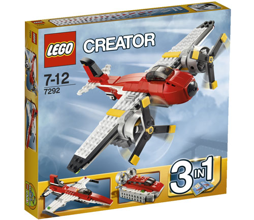 LEGO® Creator 3 en 1 7292 L'avion à double helices État correct - Lego reconditionné disponible sur Fnac
