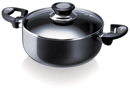 Beka - 13071204 - Pro Induc - Faitout + couvercle - Revêtement en Aluminium - Anthracite - 20 cm