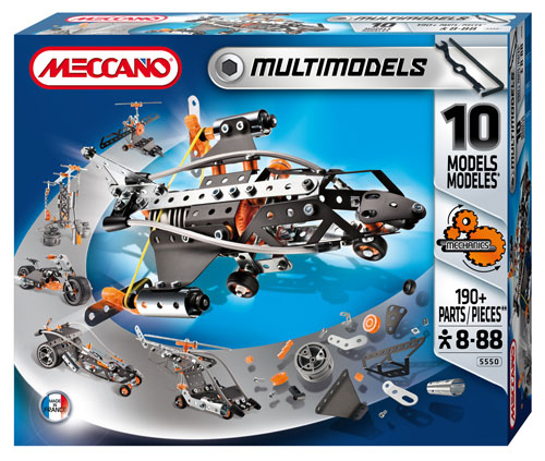 Meccano coffret 10 modèles - jeu de construction - la fée du jouet