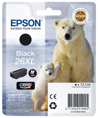 Cartouche d encre Epson Ours noir XL