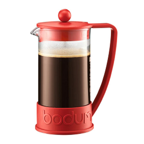 Bodum Brazil Coffee Maker With Piston 1L Red