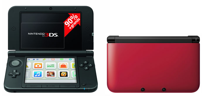 Nintendo 3DS XL Red/Black
