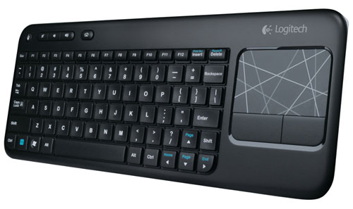 Logitech Wireless Touch Keyboard K400 - Clavier - sans fil - 2.4 GHz - Français