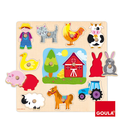 Goula Puzzle Silouhettes Ferme