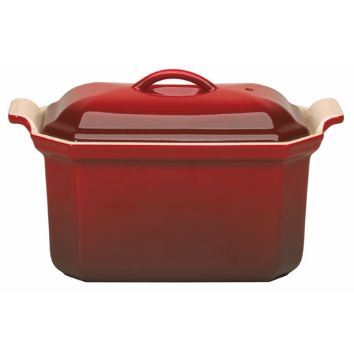 Le Creuset 91008406064000 Terrine à Foie Gras avec presse Cerise
