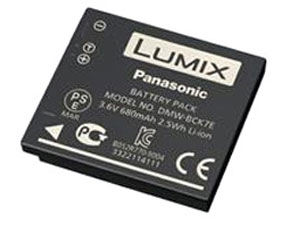 Panasonic Batterie DMW-BCK7E pour Lumix FT25 et Lumix FT30