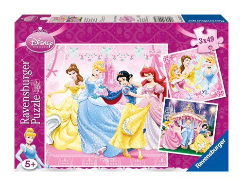 Ravensburger Puzzle BlancheNeige et ses amies 3 x 49 pcs