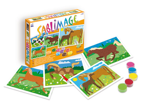 Sentosphère Sablimage les chevaux