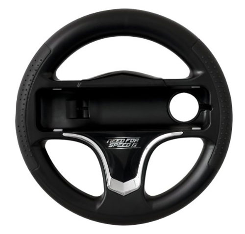 Volant Noir Pour Jeux De Course – Compatible Wii Et Wii U – Neuf Sous Blister
