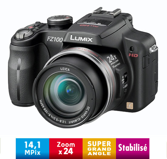 PANASONIC  Lumix DMC-FZ100 EF-K Noir 