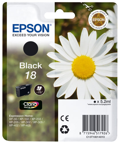 Cartouche d'encre Epson Paquerette noir