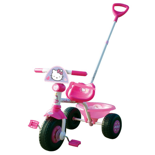 D'Arpeje Hello Kitty Tricycle avec canne de direction Tricycles