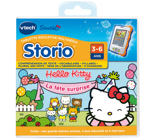 Vtech Hello Kitty Jeu éducatif Storio 2 et générations suivantes 231105 