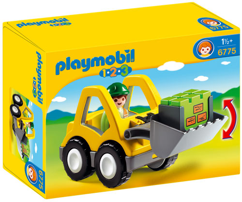 Playmobil 1.2.3 6775 Chargeur et Ouvrier