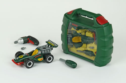 Klein boîte à outils Bosch Grand Prix avec voiture