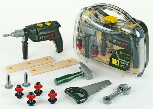 Klein boîte à outils transparente Bosch 12 pièces