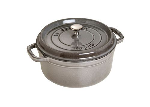 Staub - 1102418 - Cocotte - Ronde - Gris Graphite - 24 cm