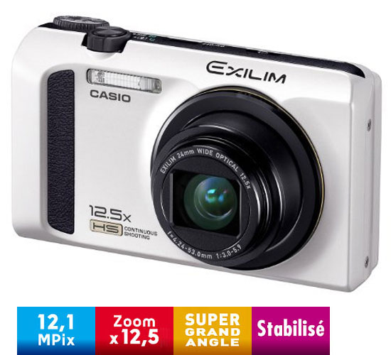 Casio Exilim Ex-Zr100 Blanc