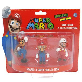 Pack mario : 3 mini Figurines