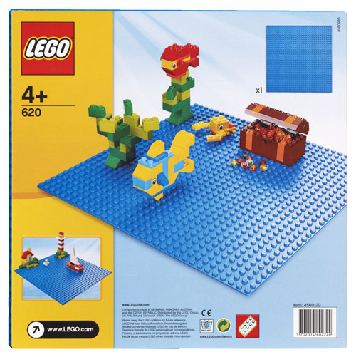 LEGO Bricks & More 620 - Plaque de base bleue