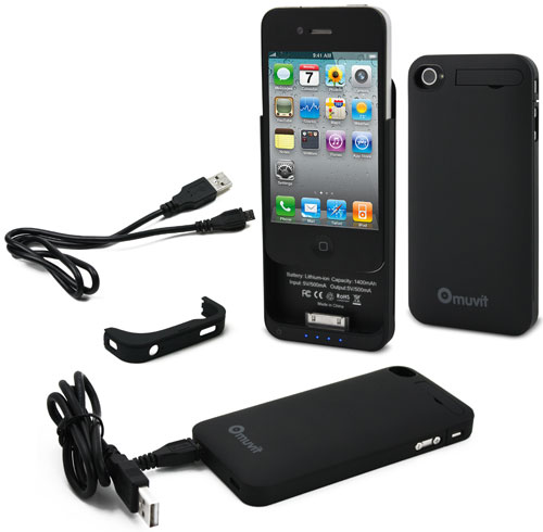 Muvit Coque-batterie pour iPhone 4/4S - Chargeur pour téléphone mobile -  Achat & prix | fnac
