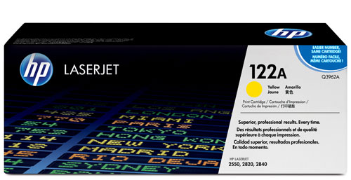Toner HP LaserJet 122A (Q3962A) - Jaune