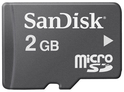 Sandisk Carte mémoire Mobile microSD 2 Go
