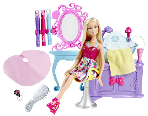 Mattel Barbie Salon Color Fantastique Accessoire poupee Achat prix fnac