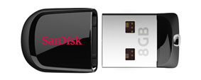 Sandisk Mini Clé USB 2.0 Cruzer Fit 8 Go