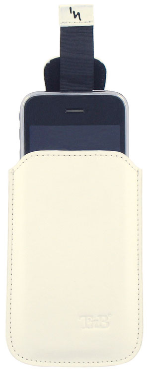 TNB ETUI IPHONE SLIM PULL-OUT - BLANC